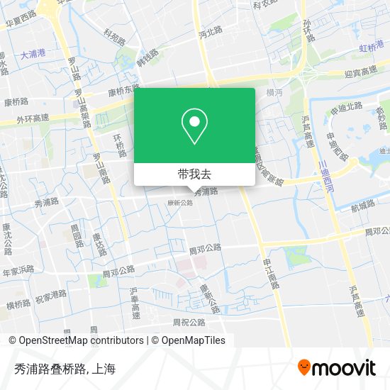 秀浦路叠桥路地图