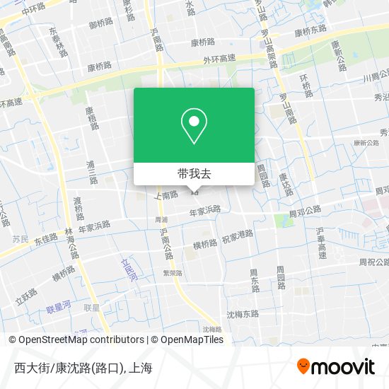 西大街/康沈路(路口)地图