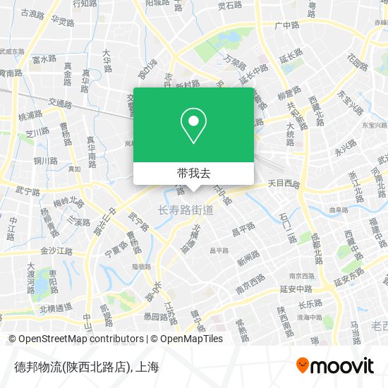 德邦物流(陕西北路店)地图