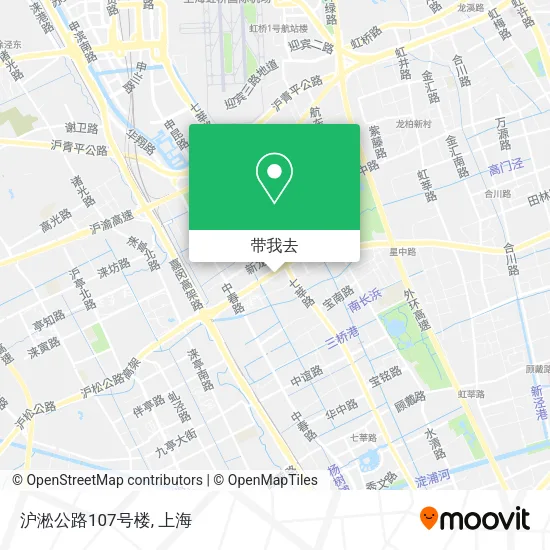 沪淞公路107号楼地图