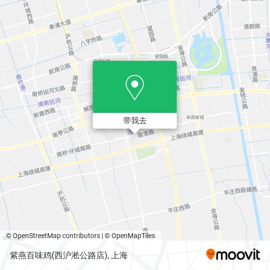 紫燕百味鸡(西沪淞公路店)地图
