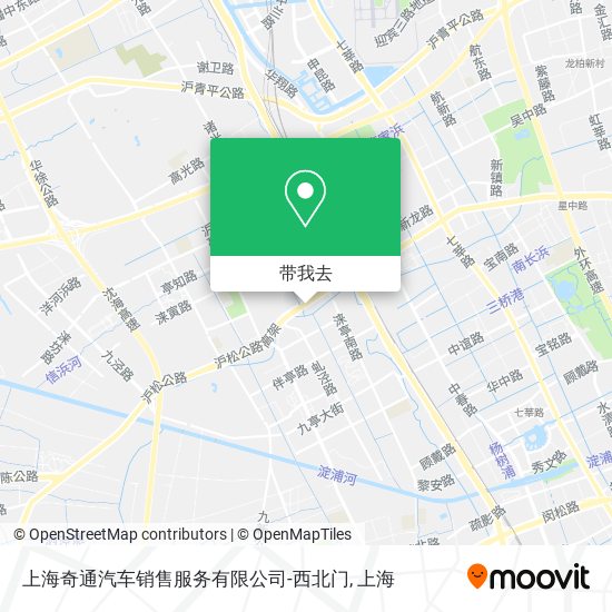 上海奇通汽车销售服务有限公司-西北门地图
