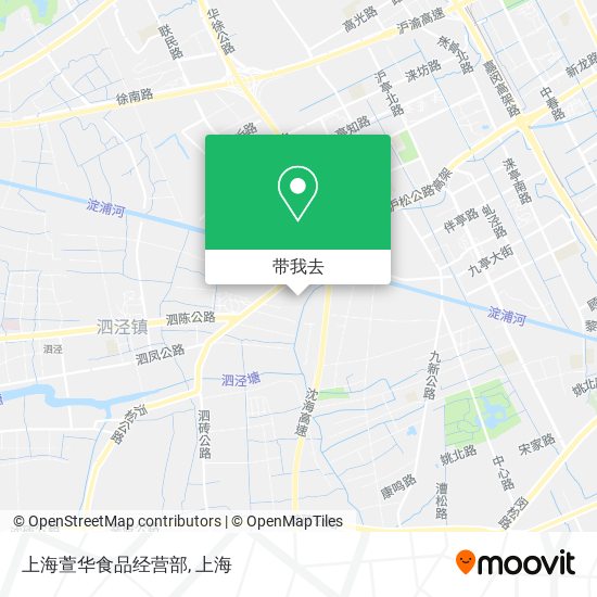 上海萱华食品经营部地图