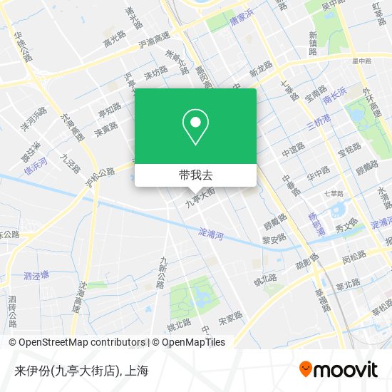 来伊份(九亭大街店)地图