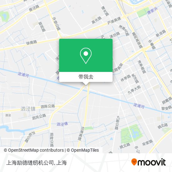 上海励德缝纫机公司地图