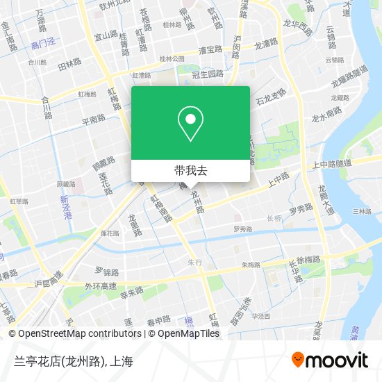 兰亭花店(龙州路)地图