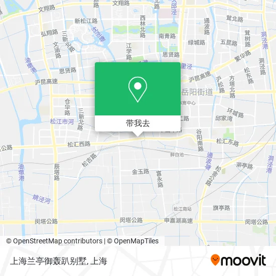 上海兰亭御轰趴别墅地图