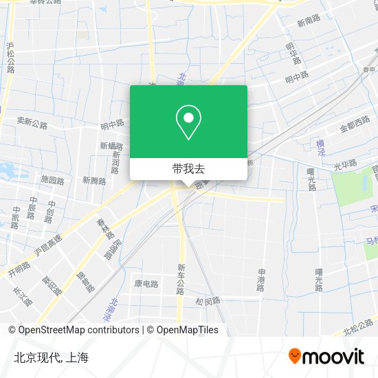 北京现代地图