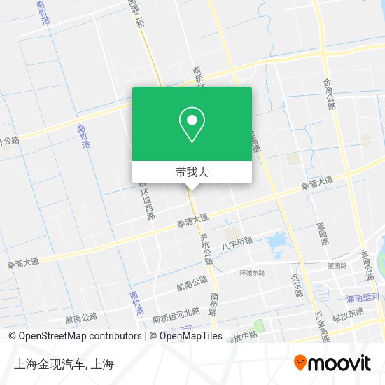 上海金现汽车地图