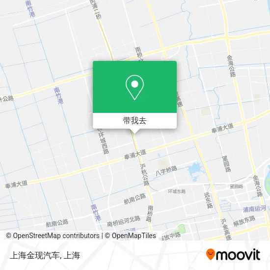 上海金现汽车地图