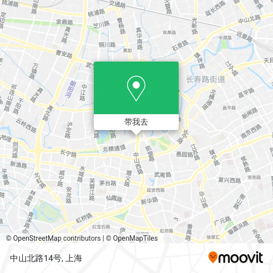 中山北路14号地图
