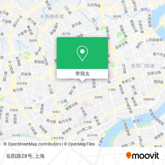岳阳路28号地图