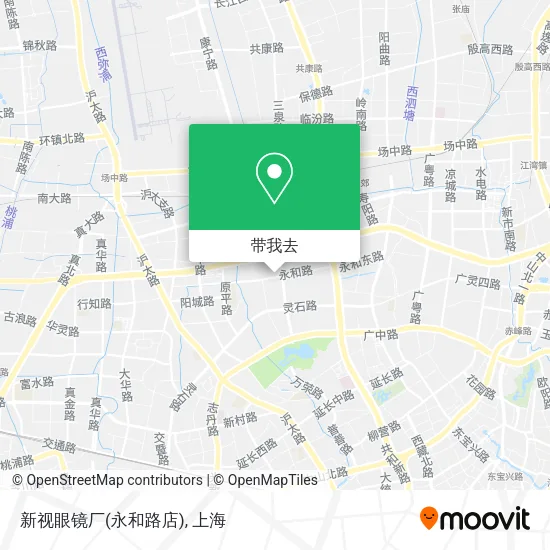 新视眼镜厂(永和路店)地图