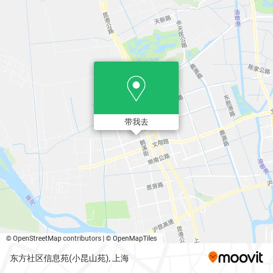 东方社区信息苑(小昆山苑)地图
