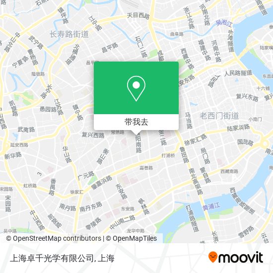 上海卓千光学有限公司地图