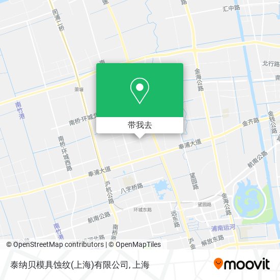 泰纳贝模具蚀纹(上海)有限公司地图