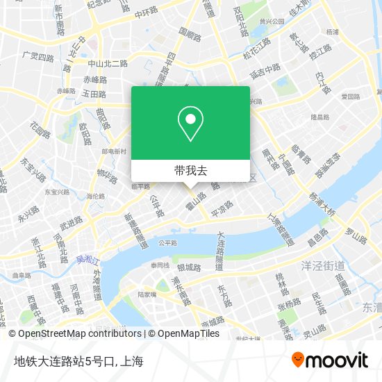 地铁大连路站5号口地图