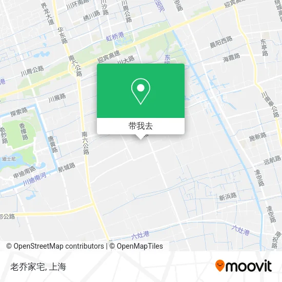 老乔家宅地图