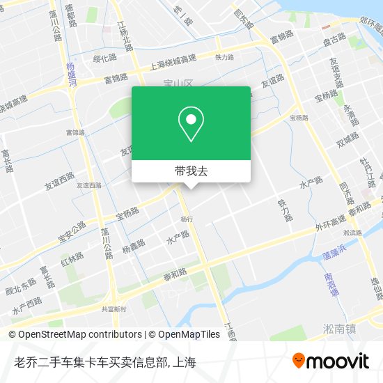 老乔二手车集卡车买卖信息部地图