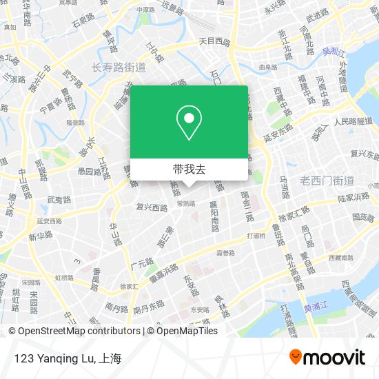 123 Yanqing Lu地图