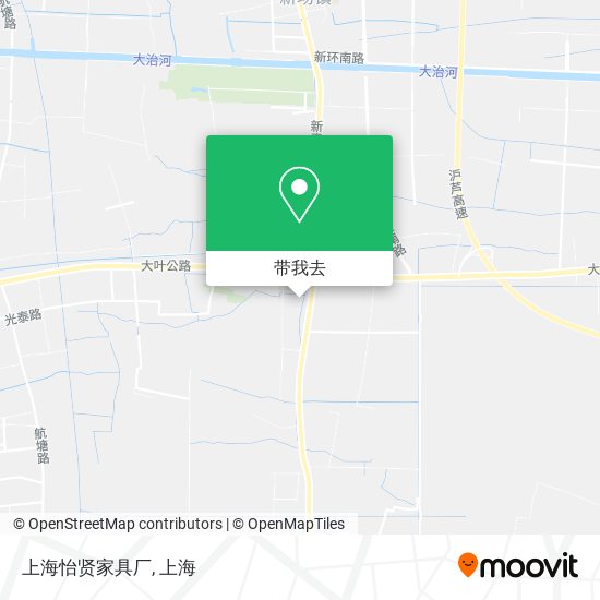 上海怡贤家具厂地图