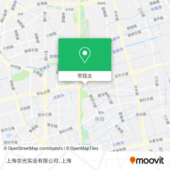 上海崇光实业有限公司地图