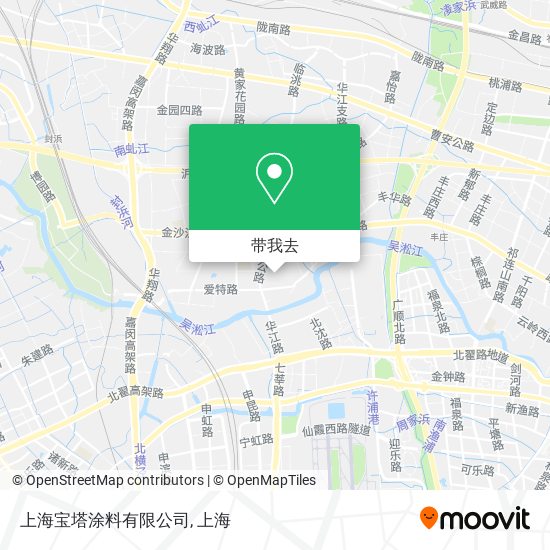 上海宝塔涂料有限公司地图