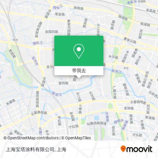上海宝塔涂料有限公司地图