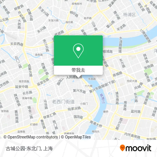 古城公园-东北门地图