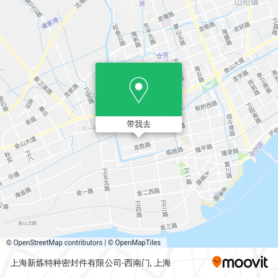 上海新炼特种密封件有限公司-西南门地图