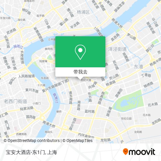 宝安大酒店-东1门地图