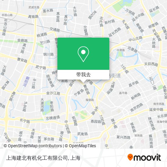 上海建北有机化工有限公司地图
