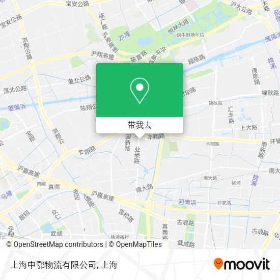 上海申鄂物流有限公司地图