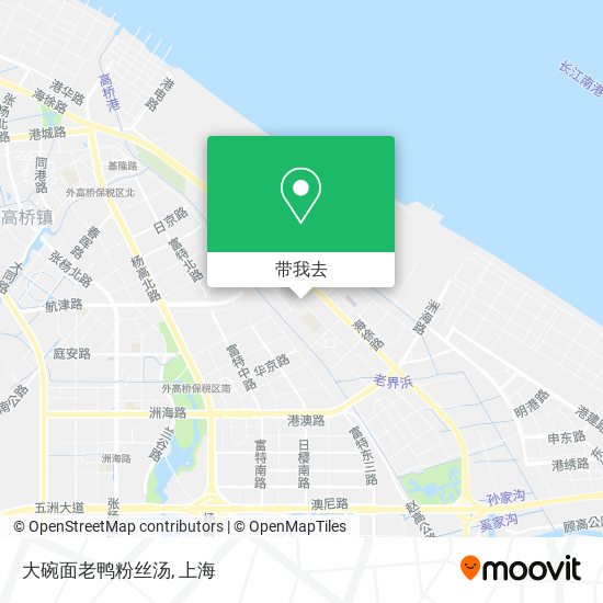 大碗面老鸭粉丝汤地图