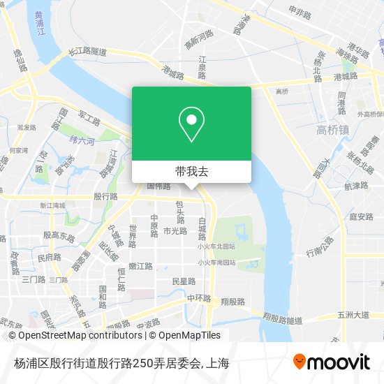 杨浦区殷行街道殷行路250弄居委会地图