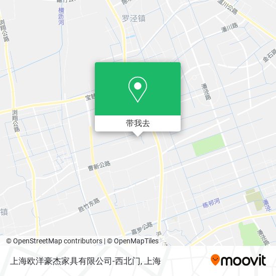 上海欧洋豪杰家具有限公司-西北门地图