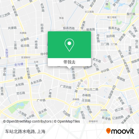 车站北路水电路地图