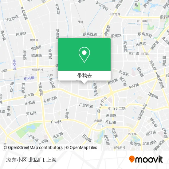 凉东小区-北四门地图