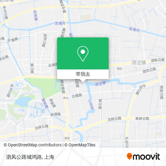 泗凤公路城鸿路地图