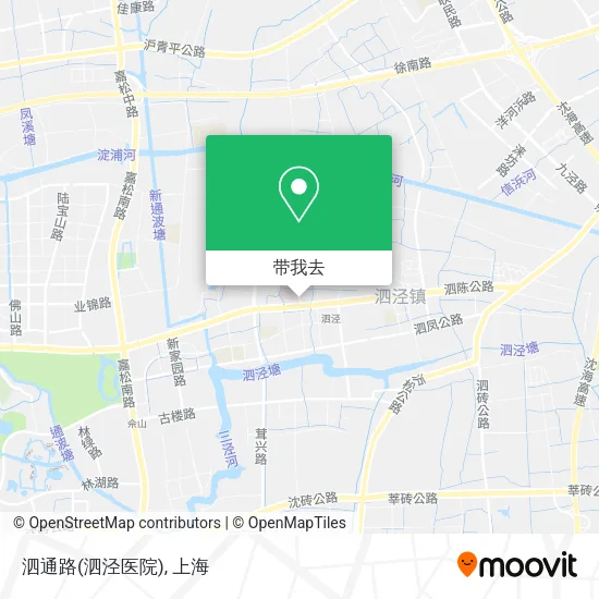 泗通路(泗泾医院)地图