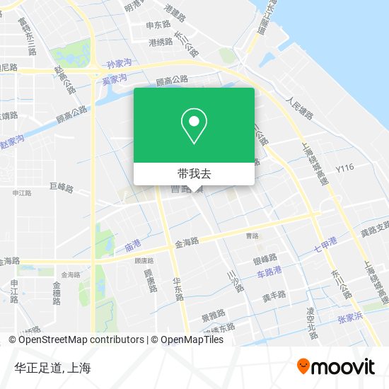 华正足道地图