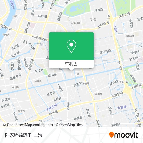 陆家嘴锦绣里地图