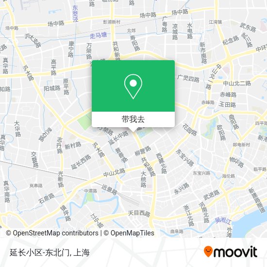 延长小区-东北门地图