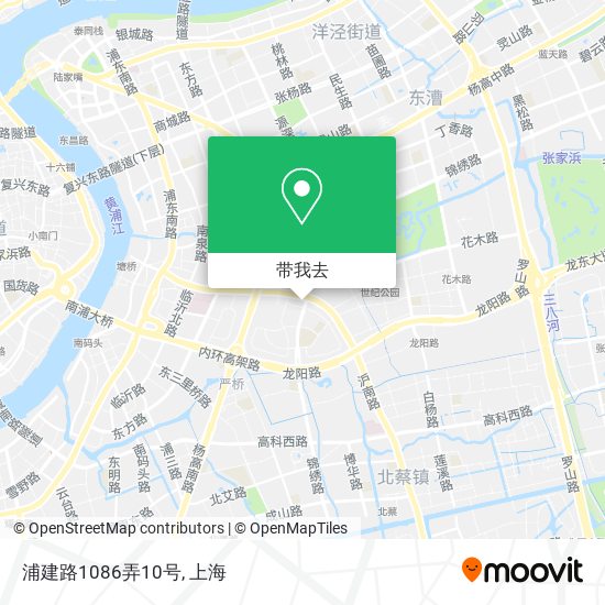 浦建路1086弄10号地图