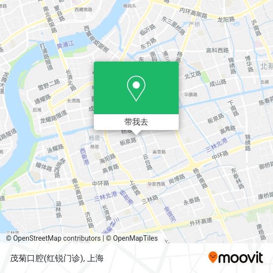 茂菊口腔(红锐门诊)地图