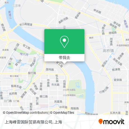 上海峰雷国际贸易有限公司地图