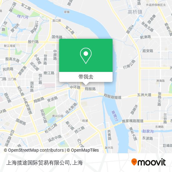 上海揽途国际贸易有限公司地图