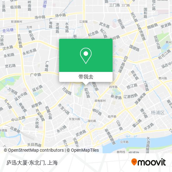 庐迅大厦-东北门地图