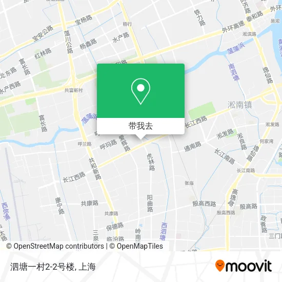 泗塘一村2-2号楼地图