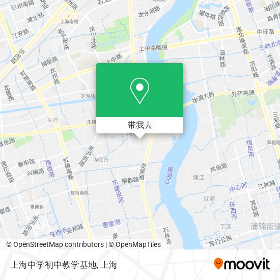上海中学初中教学基地地图